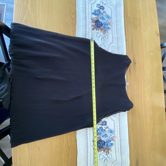 H&M Black Pleated Sleeveless Mini Dress - Size XL - NWOT - Picture 8 of 10
